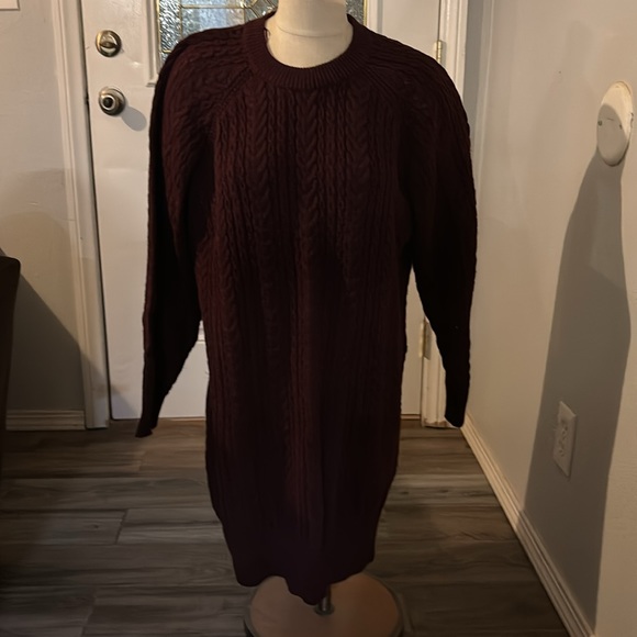 Cableknit Sweater Dress Nordstrom Cloth By Design Size Medium NIB - Picture 2 of 6